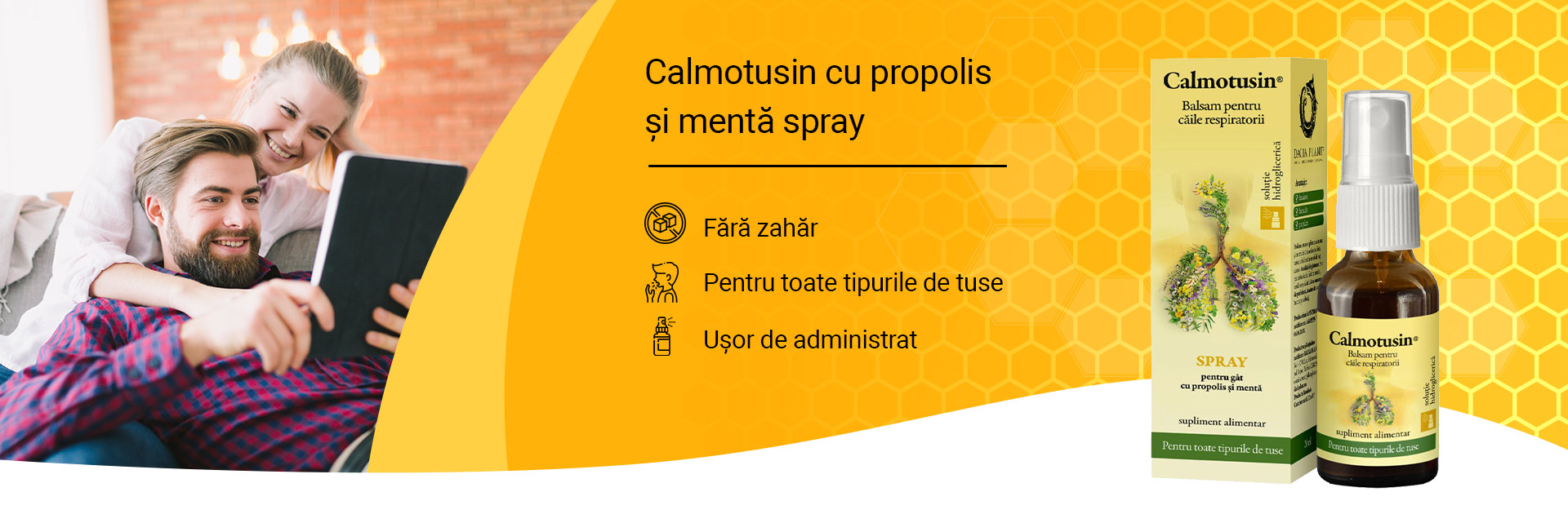 Calmotusin Propolis si menta